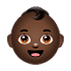 👶🏿 Emoji Baby: dunkle Hautfarbe WhatsApp 2.18.379.