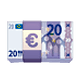 💶 Emoji Billete De Euro en WhatsApp 2.18.379.