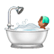 🛀🏽 Emoji badende Person: mittlere Hautfarbe WhatsApp 2.18.379.
