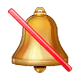 Emoji 🔕 Campana Sbarrata su WhatsApp 2.18.379.