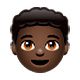 👦🏿 Emoji Niño: Tono De Piel Oscuro en WhatsApp 2.18.379.