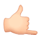 Emoji 🤙🏻 Mano Con Gesto Di Chiamata: Carnagione Chiara su WhatsApp 2.18.379.