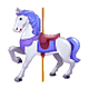 Emoji 🎠 Cavallo Da Giostra su WhatsApp 2.18.379.