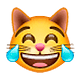 😹 Emoji Gato Llorando De Risa en WhatsApp 2.18.379.