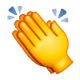Emoji 👏 Mani Che Applaudono su WhatsApp 2.18.379.
