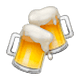 🍻 Emoji Jarras De Cerveza Brindando en WhatsApp 2.18.379.