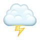 🌩️ Emoji Wolke mit Blitz WhatsApp 2.18.379.