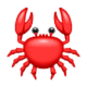 Émoji 🦀 Crabe sur WhatsApp 2.18.379.