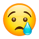 😢 Emoji Cara Llorando en WhatsApp 2.18.379.