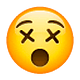 Emoji 😵 Faccina Frastornata su WhatsApp 2.18.379.