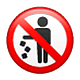 🚯 Emoji Prohibido Tirar Basura en WhatsApp 2.18.379.