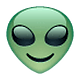 Émoji 👽 Alien sur WhatsApp 2.18.379.