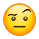 🤨 Emoji Rosto Com Sobrancelha Levantada na WhatsApp 2.18.379.