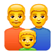 👨‍👨‍👦 Emoji Familia: Hombre, Hombre, Niño en WhatsApp 2.18.379.
