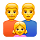 👨‍👨‍👧 Emoji Familie: Mann, Mann und Mädchen WhatsApp 2.18.379.