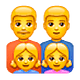 Émoji 👨‍👨‍👧‍👧 Famille : Homme, Homme, Fille Et Fille sur WhatsApp 2.18.379.