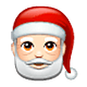 🎅🏻 Emoji Papá Noel: Tono De Piel Claro en WhatsApp 2.18.379.