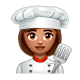 👩🏽‍🍳 Emoji Cocinera: Tono De Piel Medio en WhatsApp 2.18.379.