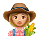 👩🏼‍🌾 Emoji Agricultora: Tono De Piel Claro Medio en WhatsApp 2.18.379.