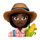 👩🏿‍🌾 Emoji Agricultora: Tono De Piel Oscuro en WhatsApp 2.18.379.