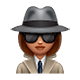 Emoji 🕵🏽‍♀️ Investigatrice: Carnagione Olivastra su WhatsApp 2.18.379.
