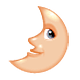 Emoji 🌛 Faccina Primo Quarto Di Luna su WhatsApp 2.18.379.