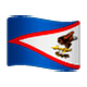 🇦🇸 Emoji Bandeira: Samoa Americana na WhatsApp 2.18.379.
