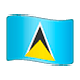 Emoji 🇱🇨 Bandiera: Saint Lucia su WhatsApp 2.18.379.