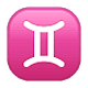 Emoji ♊ Segno Zodiacale Dei Gemelli su WhatsApp 2.18.379.