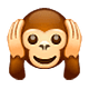 🙉 Emoji Mono Con Los Oídos Tapados en WhatsApp 2.18.379.