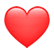 ❤️ Emoji Corazón Rojo en WhatsApp 2.18.379.