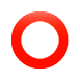 Émoji ⭕ Cercle Rouge sur WhatsApp 2.18.379.