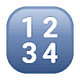 Emoji 🔢 Pulsante Con Numeri su WhatsApp 2.18.379.