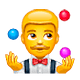 Emoji 🤹 Persona Che Fa Giocoleria su WhatsApp 2.18.379.