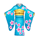 Emoji 👘 Kimono su WhatsApp 2.18.379.