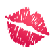 Emoji 💋 Impronta Della Bocca su WhatsApp 2.18.379.