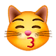 😽 Emoji Gato Besando en WhatsApp 2.18.379.