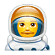 Emoji 👨‍🚀 Astronauta Uomo su WhatsApp 2.18.379.