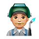 👨🏼‍🏭 Emoji Fabrikarbeiter: mittelhelle Hautfarbe WhatsApp 2.18.379.