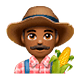 👨🏾‍🌾 Emoji Agricultor: Tono De Piel Oscuro Medio en WhatsApp 2.18.379.