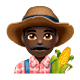 👨🏿‍🌾 Emoji Agricultor: Tono De Piel Oscuro en WhatsApp 2.18.379.