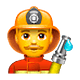 Émoji 👨‍🚒 Pompier Homme sur WhatsApp 2.18.379.