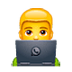 Emoji 👨‍💻 Tecnologo su WhatsApp 2.18.379.