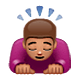 Emoji 🙇🏽‍♂️ Uomo Che Fa Inchino Profondo: Carnagione Olivastra su WhatsApp 2.18.379.