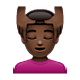 Emoji 💆🏿‍♂️ Uomo Che Riceve Un Massaggio: Carnagione Scura su WhatsApp 2.18.379.