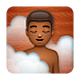 🧖🏾‍♂️ Emoji Homem Na Sauna: Pele Morena Escura na WhatsApp 2.18.379.