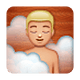 🧖🏼‍♂️ Emoji Hombre En Una Sauna: Tono De Piel Claro Medio en WhatsApp 2.18.379.