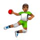🤾🏾‍♂️ Emoji Handballspieler: mitteldunkle Hautfarbe WhatsApp 2.18.379.