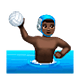 🤽🏿‍♂️ Emoji Homem Jogando Polo Aquático: Pele Escura na WhatsApp 2.18.379.