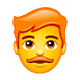 👨‍🦰 Emoji Homem: Cabelo Vermelho na WhatsApp 2.18.379.